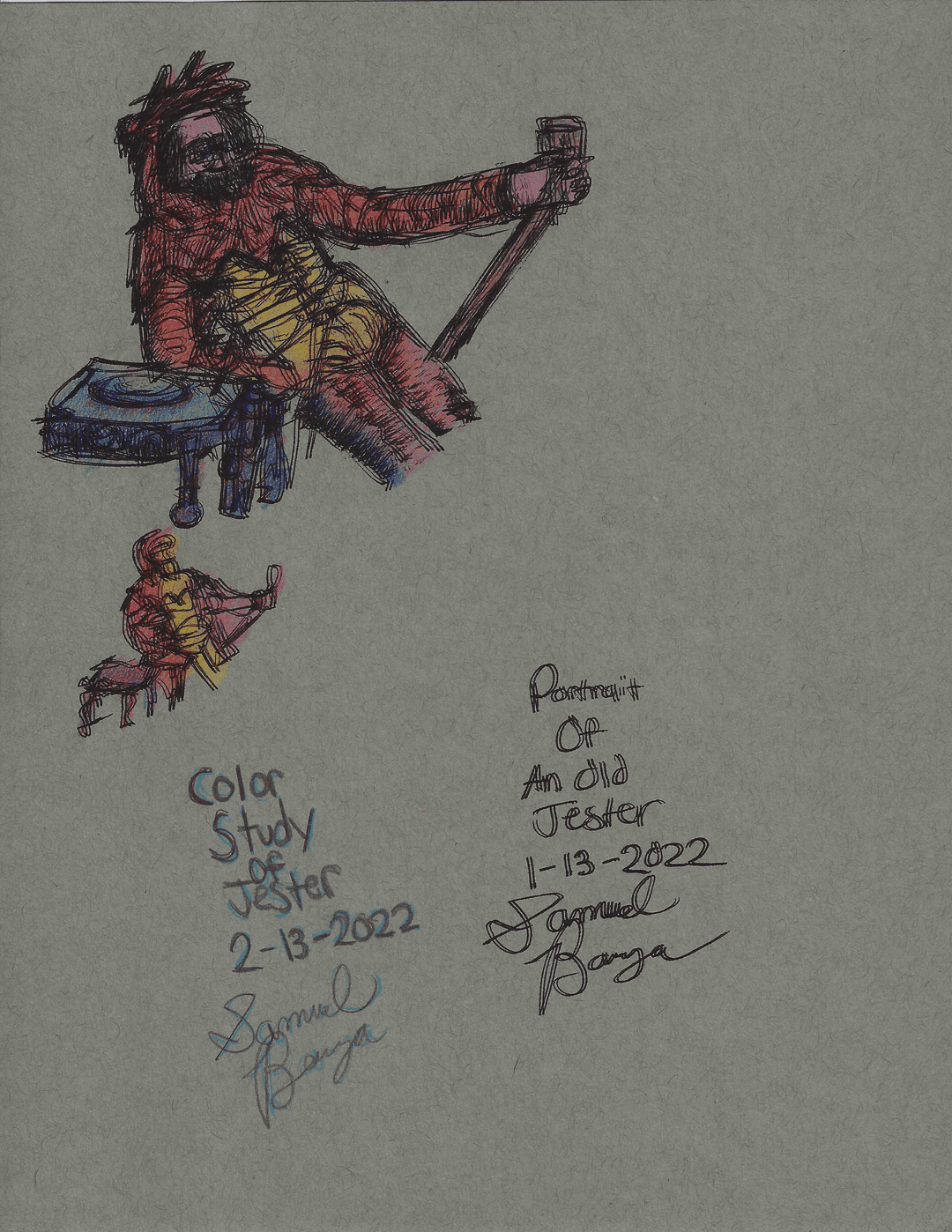 Color Study Of Jester (02-13-2022)