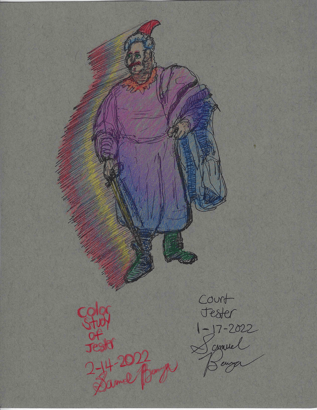 Color Study Of Jester (02-14-2022)