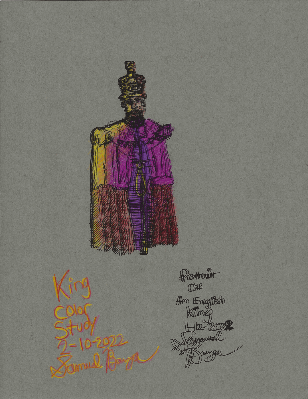 King Color Study (02-10-2022)